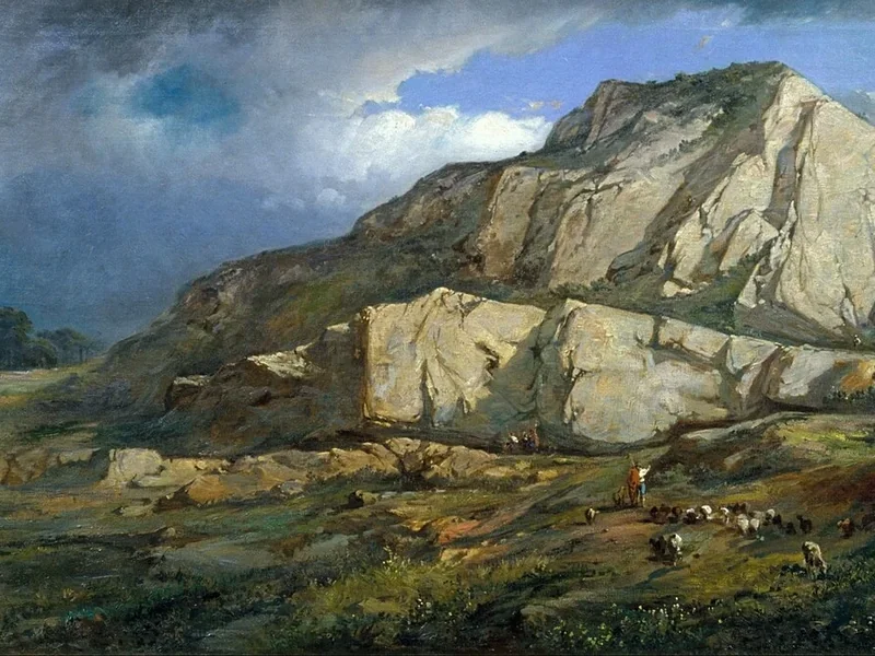 1845-Francesc Torrescassana Sallarés - Paesaggio
